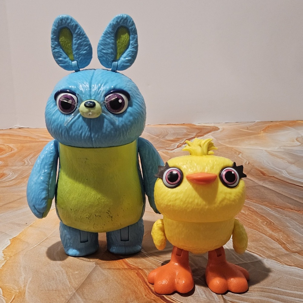 Disney Pixar Toy Story 4 Bunny Ducky Mattel Action Figure Lot 2018